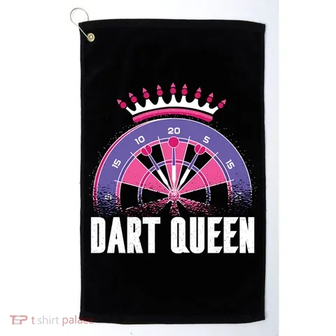 Dart Queen Golf Towel in the selected color