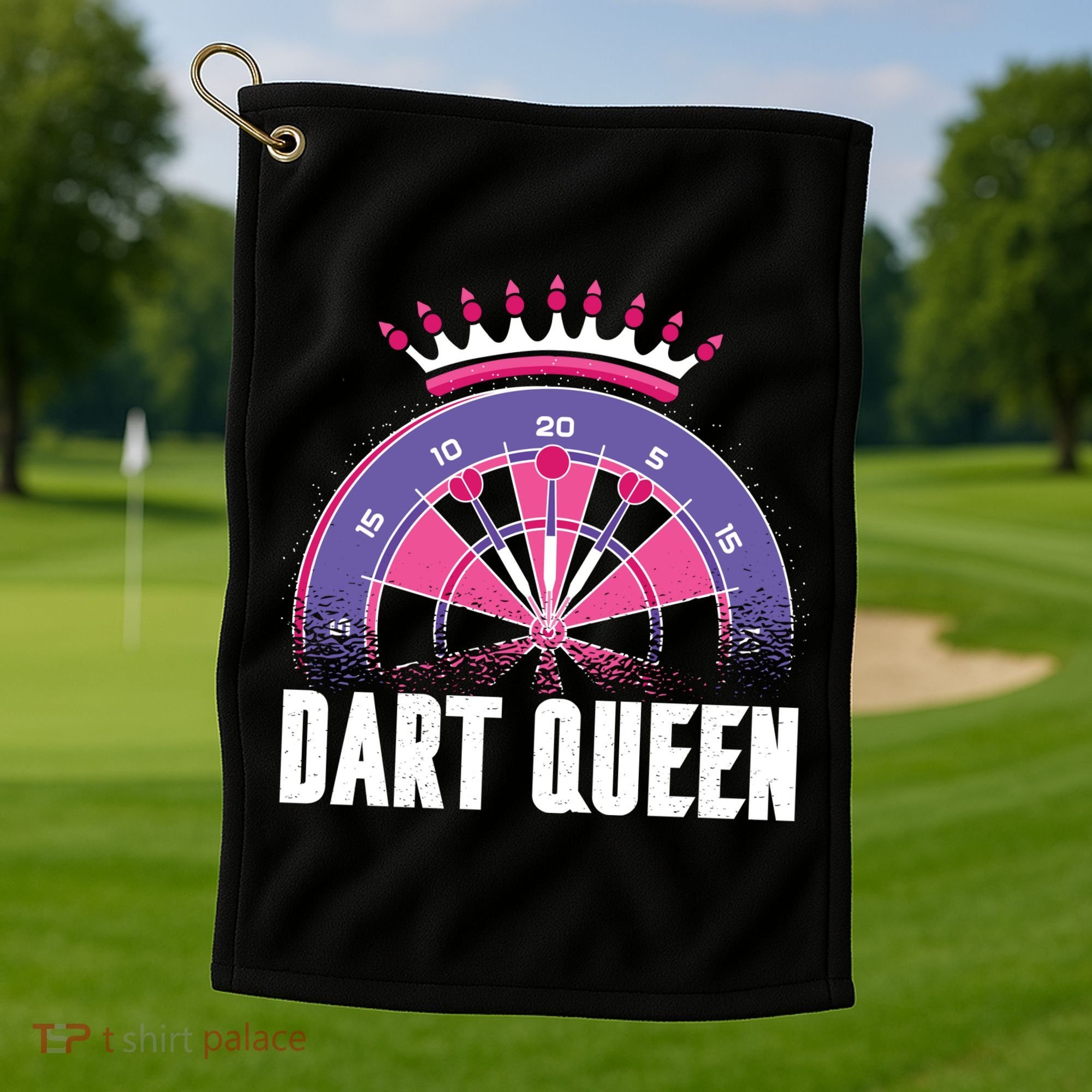 Dart Queen Golf Towel