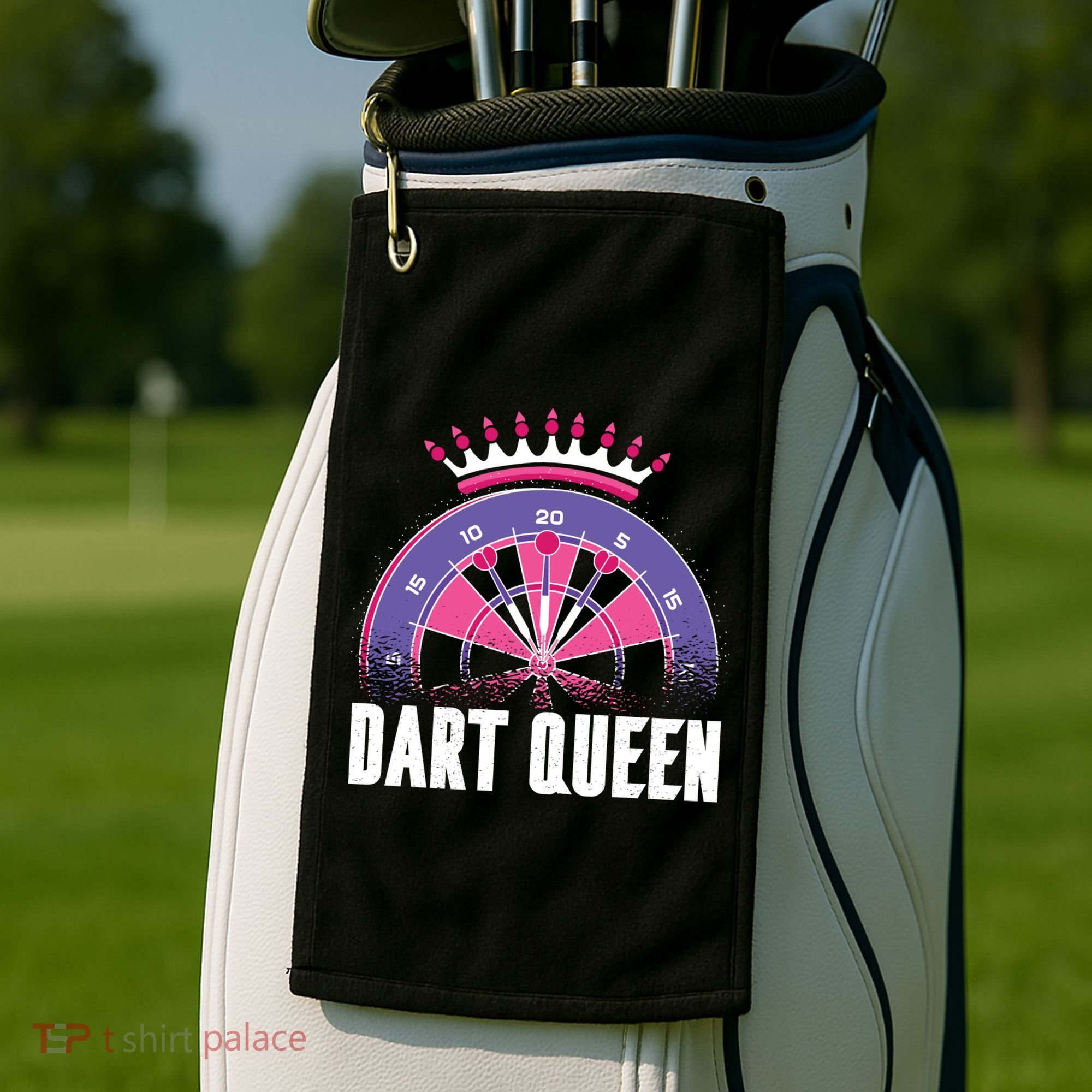 Dart Queen Golf Towel