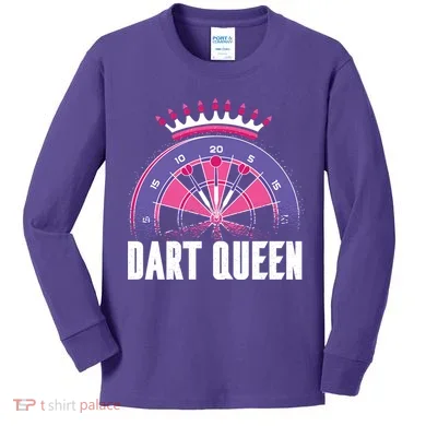Dart Queen Kids Long Sleeve Shirt