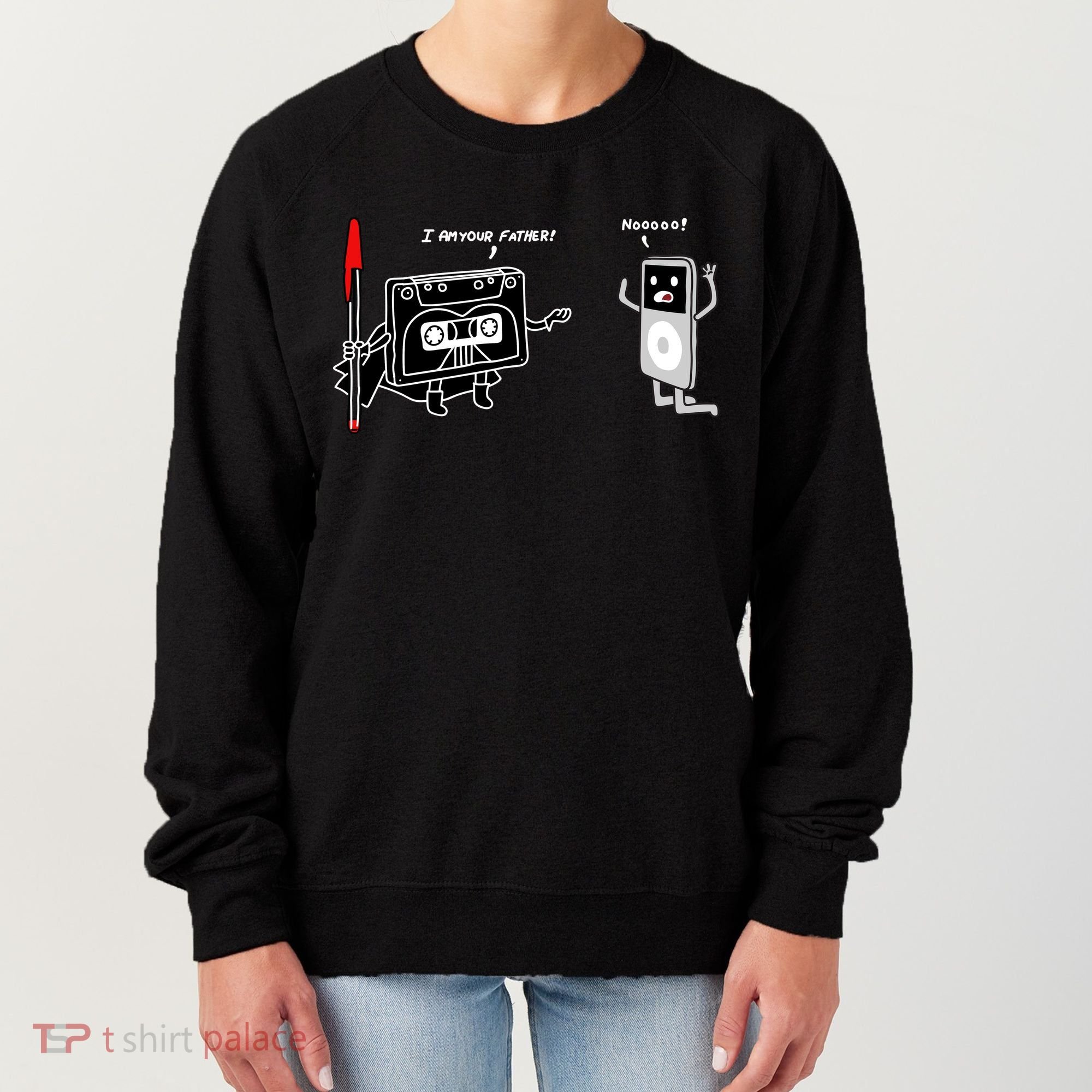 Darth Cassette Tape Women's Sweatshirt