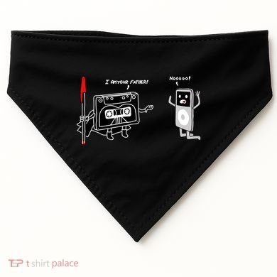 Darth Cassette Tape USA-Made Doggie Bandana