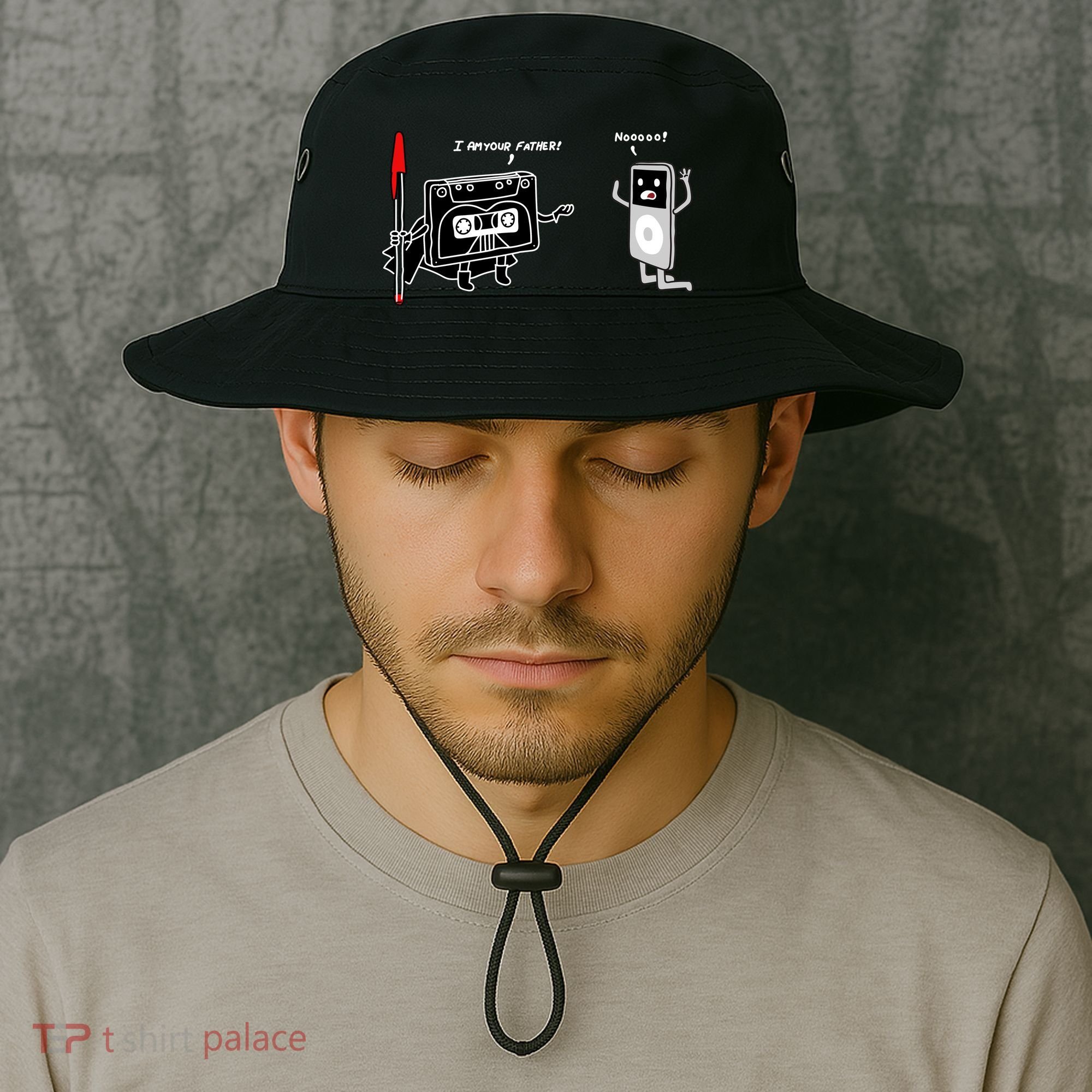 Darth Cassette Tape Bucket Hat