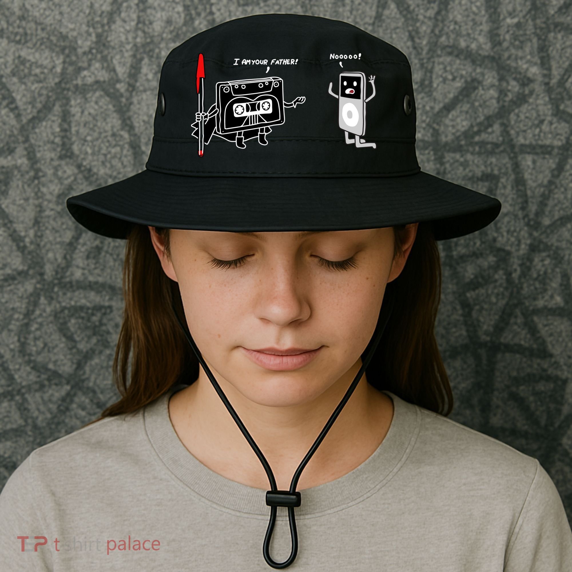 Darth Cassette Tape Bucket Hat