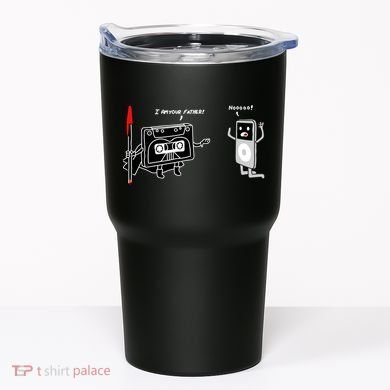 Darth Cassette Tape Tumbler