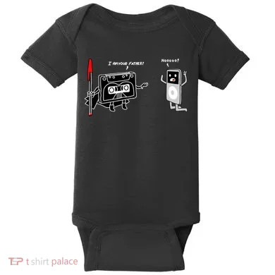 Darth Cassette Tape Baby Bodysuit