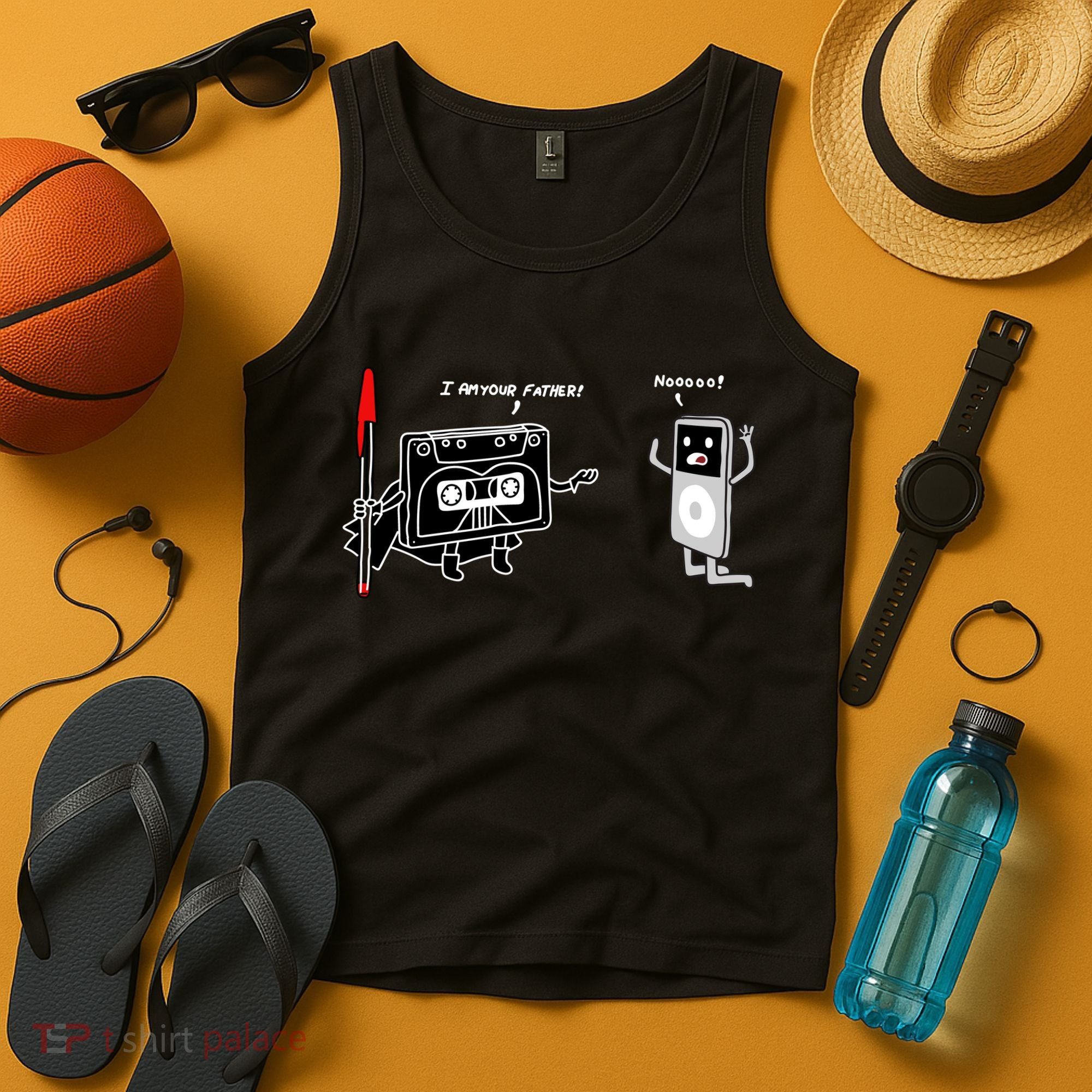 Darth Cassette Tape Tank Top