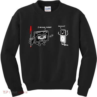 Darth Cassette Tape Kids Sweatshirt
