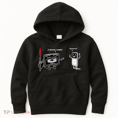 Darth Cassette Tape Kids Hoodie