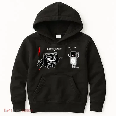 Darth Cassette Tape Kids Hoodie