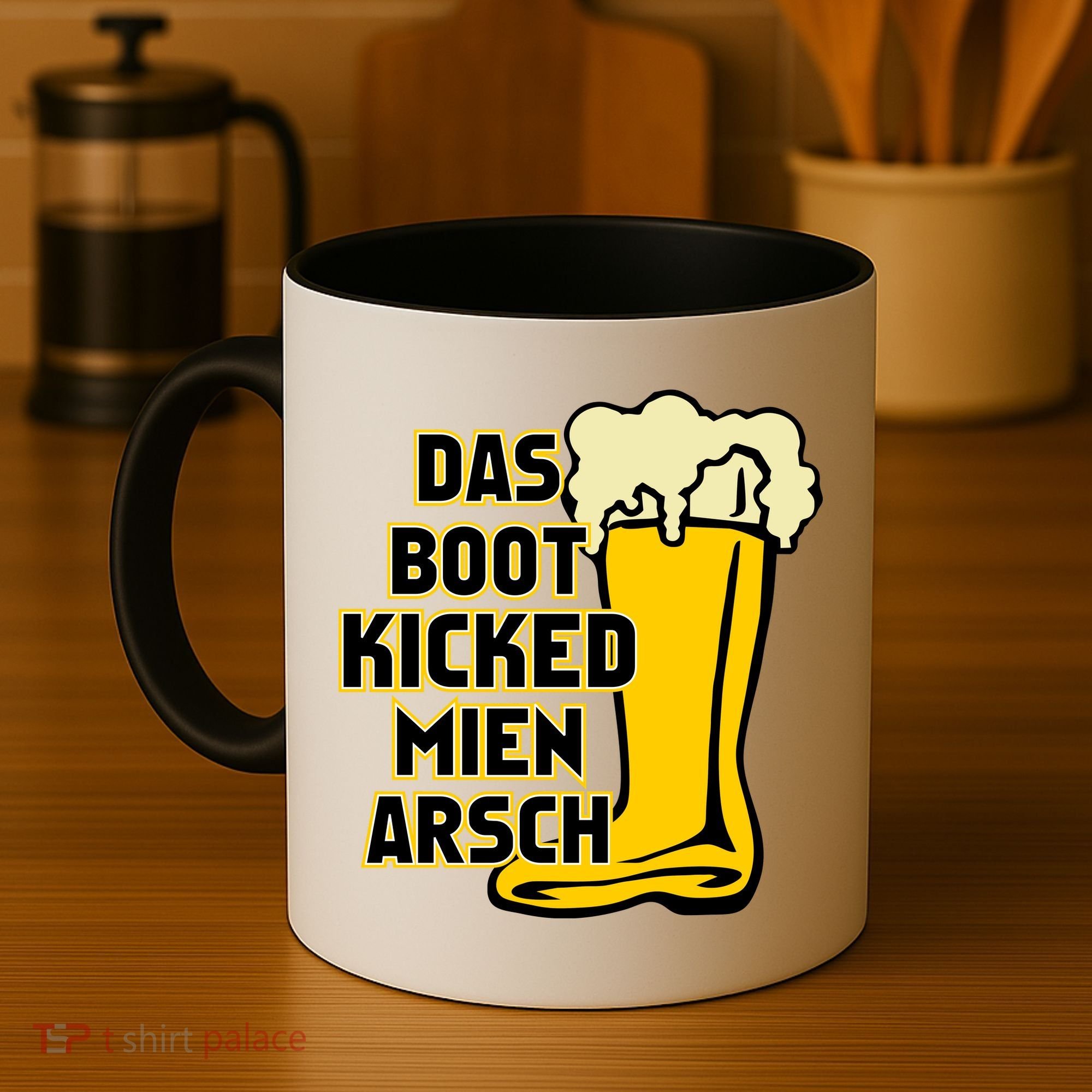 Das Boot Kicked Mien Arsch Coffee Mug
