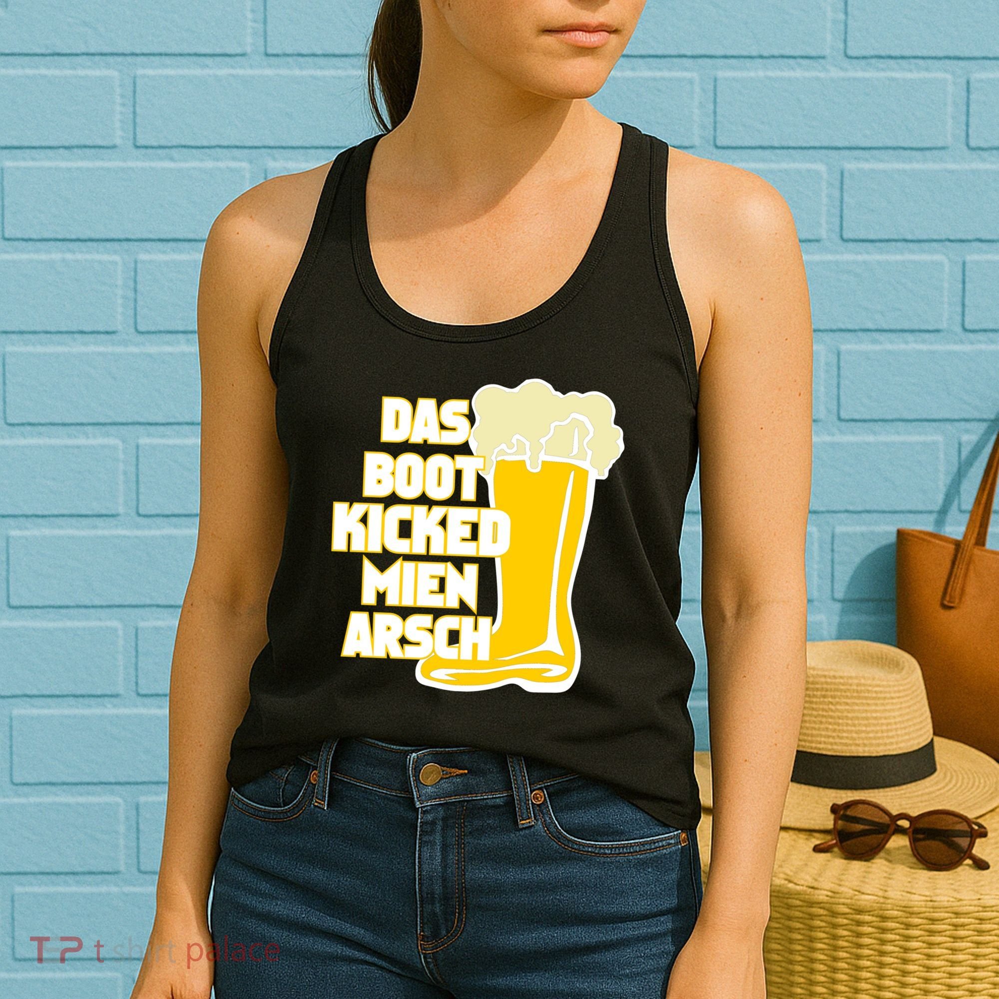 Das Boot Kicked Mien Arsch Women's Tank Top