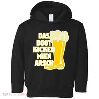 Das Boot Kicked Mien Arsch Toddler Hoodie thumb 0