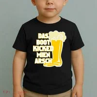 Das Boot Kicked Mien Arsch Toddler T-Shirt thumb 2