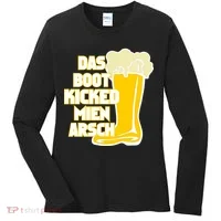 Das Boot Kicked Mien Arsch Women's Long Sleeve Shirt thumb 0