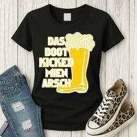 Das Boot Kicked Mien Arsch Women's T-Shirt thumb 3