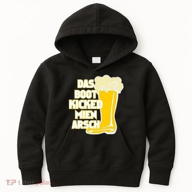 Das Boot Kicked Mien Arsch Kids Hoodie