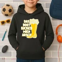 Das Boot Kicked Mien Arsch Kids Hoodie thumb 2