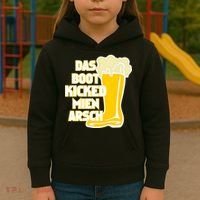 Das Boot Kicked Mien Arsch Kids Hoodie thumb 3