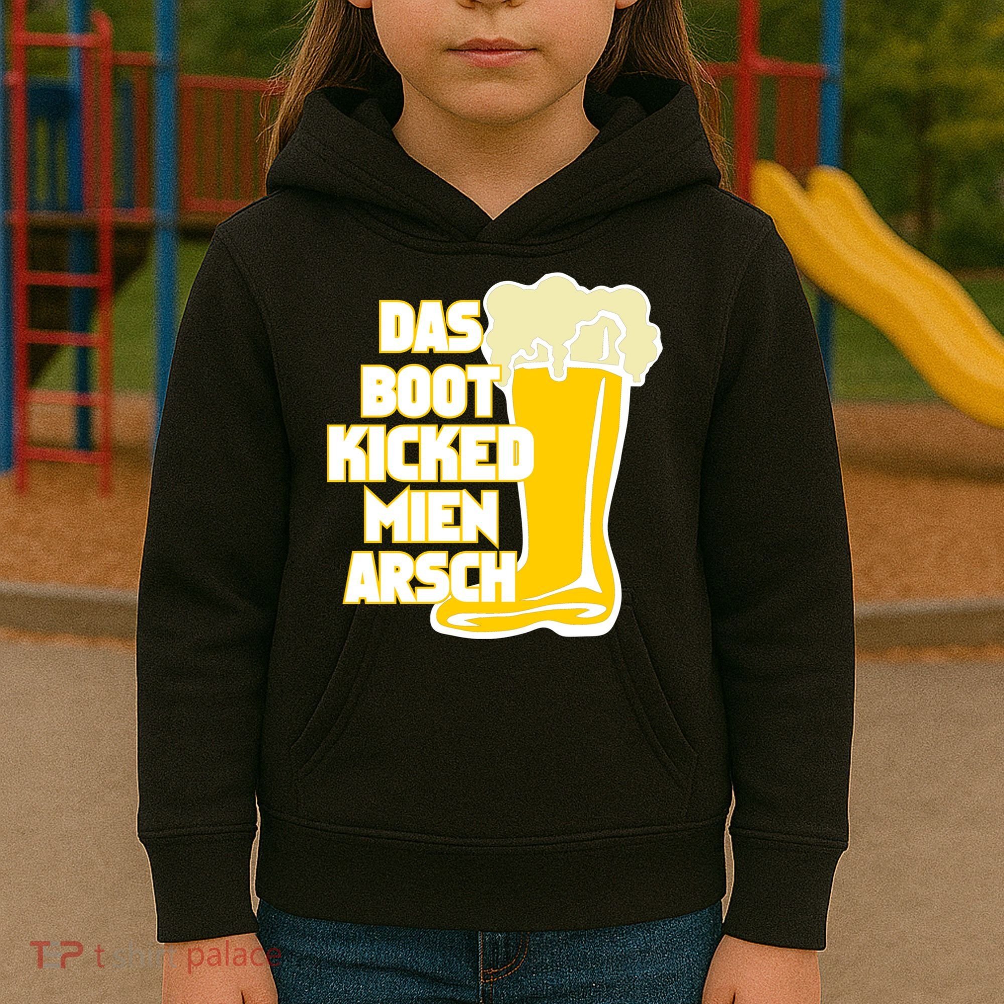 Das Boot Kicked Mien Arsch Kids Hoodie
