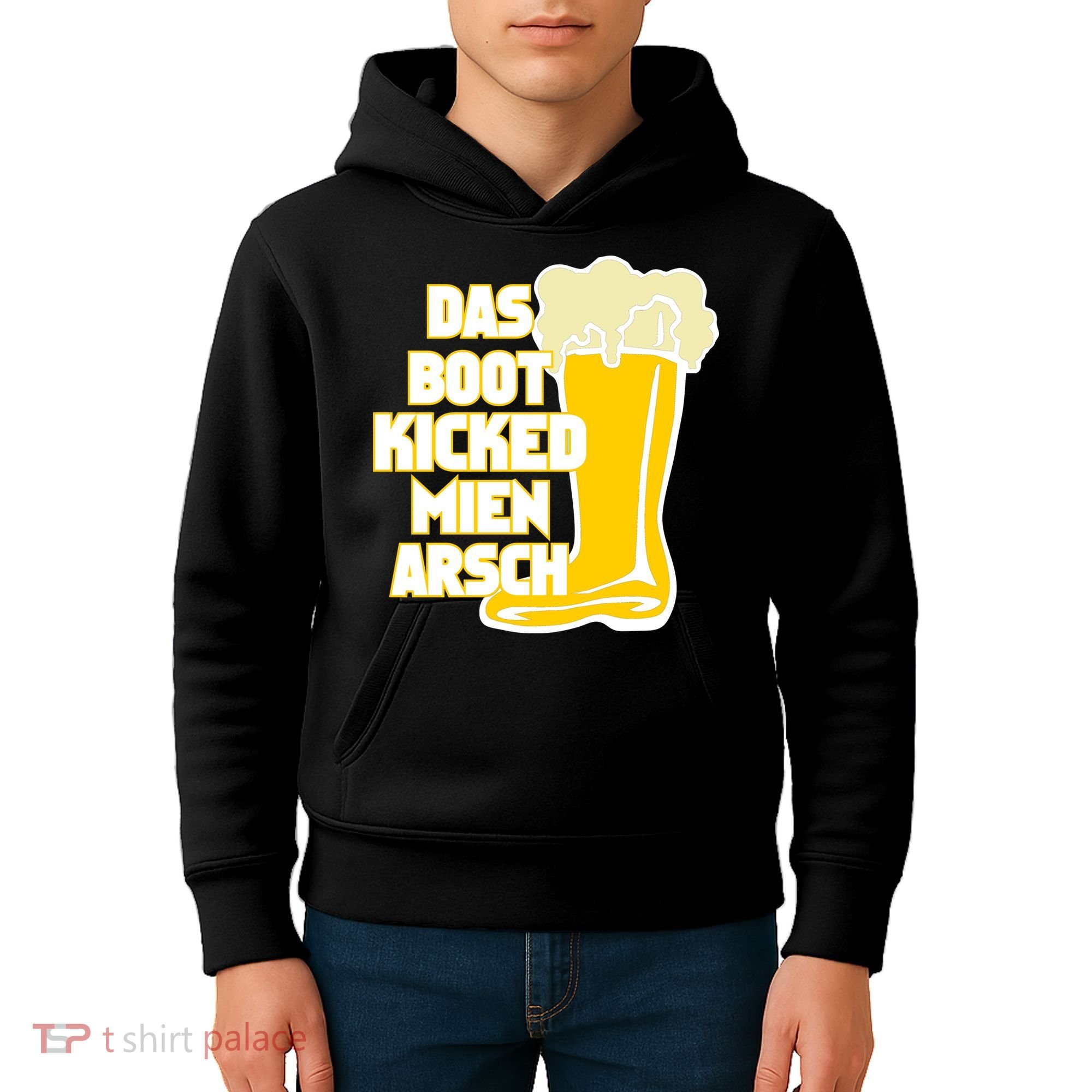 Das Boot Kicked Mien Arsch Kids Hoodie