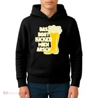 Das Boot Kicked Mien Arsch Kids Hoodie thumb 4