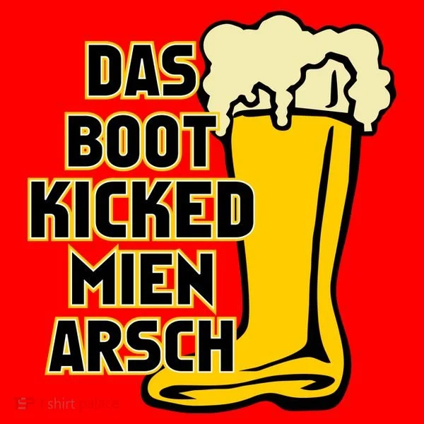 Das Boot Kicked Mien Arsch Santa Hat