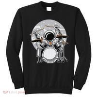 Drumming Astronaut Space Drummer Musician Rock Band Sweatshirt thumb 0