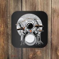 Drumming Astronaut Space Drummer Musician Rock Band Coaster thumb 0