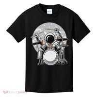 Drumming Astronaut Space Drummer Musician Rock Band Kids T-Shirt thumb 0