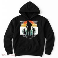 Dad A Sons First Hero A Daughters First Love Father's Day Hoodie thumb 0