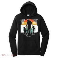 Dad A Sons First Hero A Daughters First Love Father's Day Women's Hoodie thumb 0