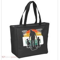 Dad A Sons First Hero A Daughters First Love Father's Day Tote Bag thumb 2