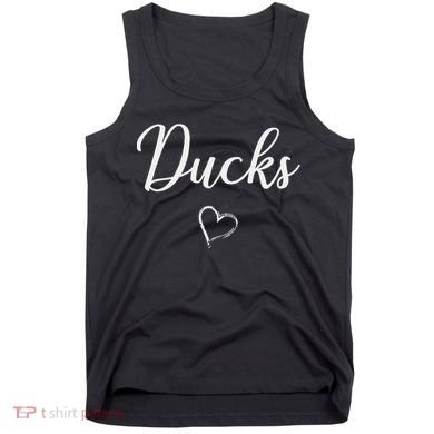 Ducks Above Small Heart Taylor Tank Top