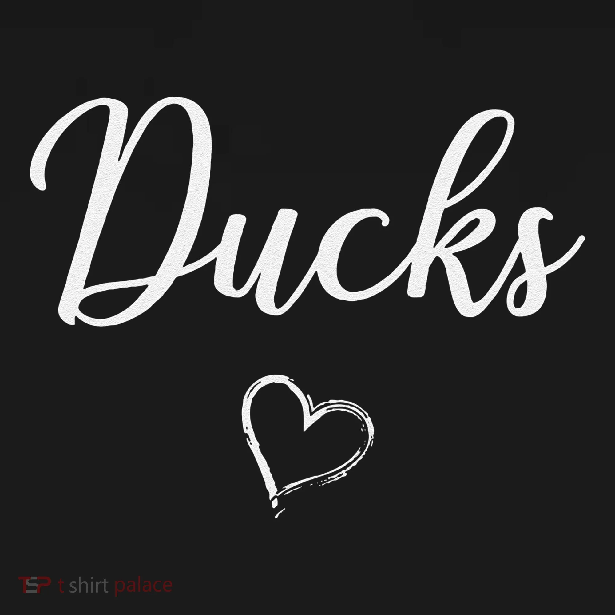 Ducks Above Small Heart Taylor Tank Top