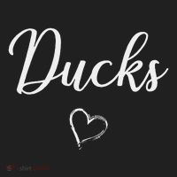Ducks Above Small Heart Taylor Golf Towel thumb 3