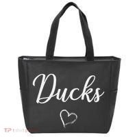 Ducks Above Small Heart Taylor Tote Bag thumb 0