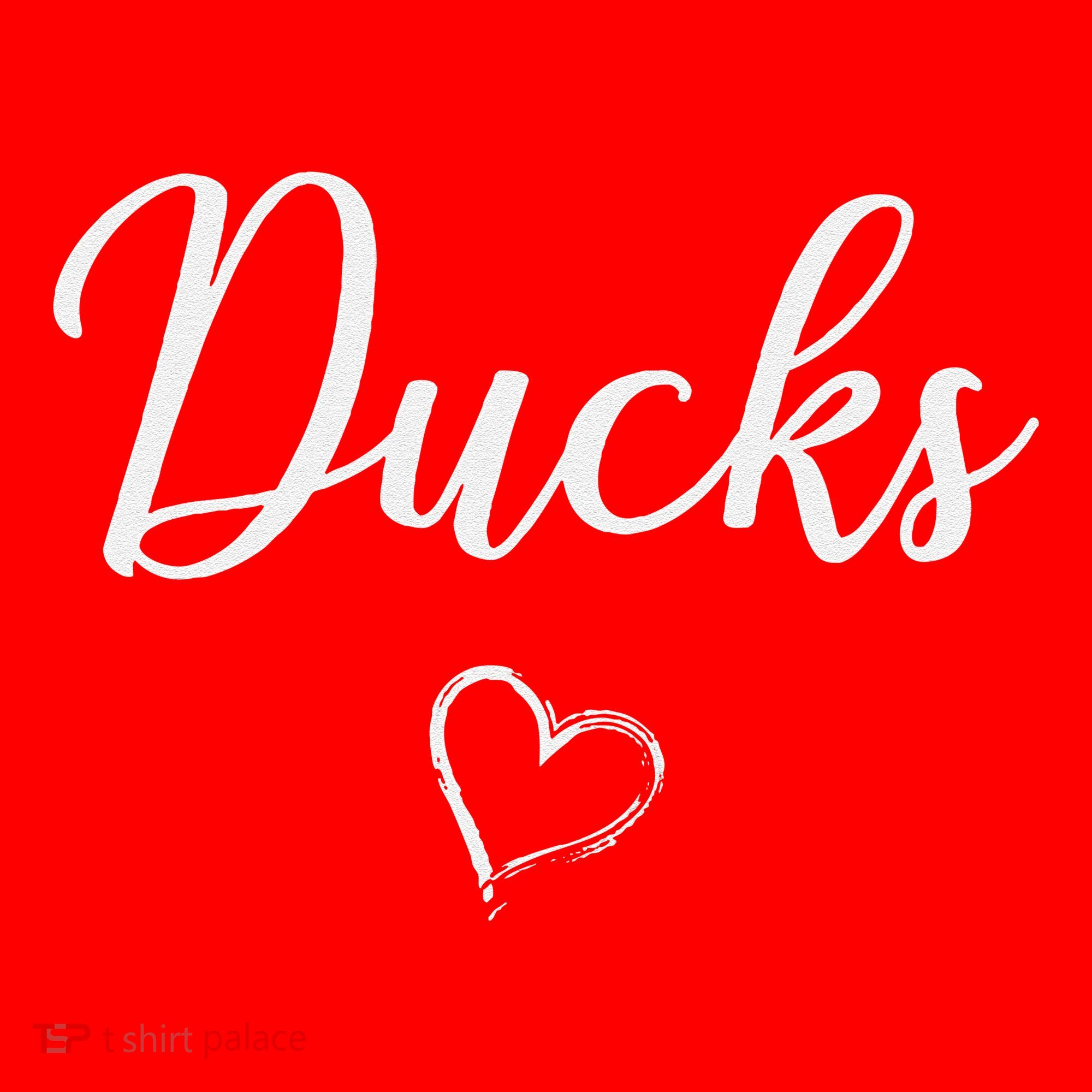 Ducks Above Small Heart Taylor Santa Hat