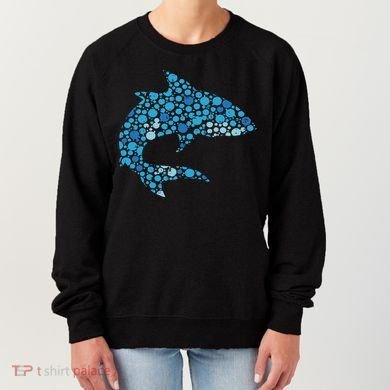 Dot Art Shark Polka Dots Women Women's Sweatshirt