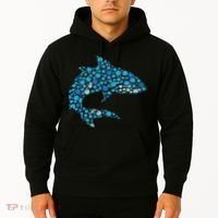 Dot Art Shark Polka Dots Women Hoodie thumb 2