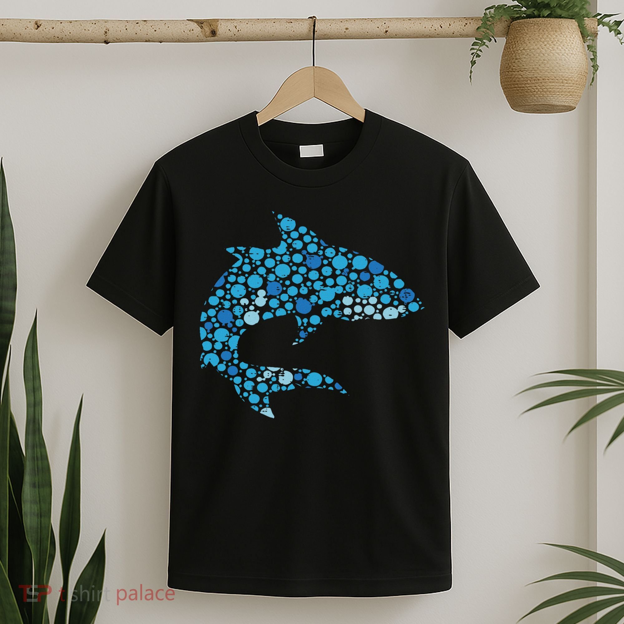 Dot Art Shark Polka Dots Women T-Shirt