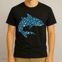 Dot Art Shark Polka Dots Women T-Shirt thumb 3