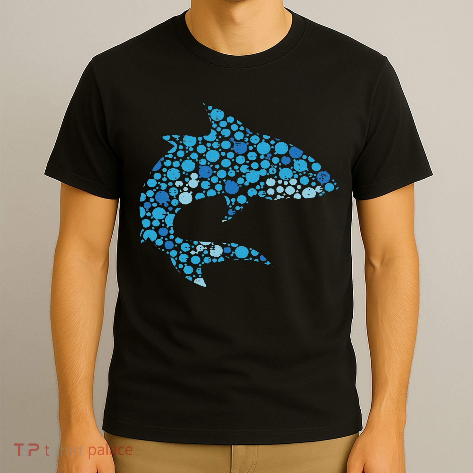 Dot Art Shark Polka Dots Women T-Shirt