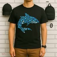 Dot Art Shark Polka Dots Women T-Shirt thumb 6