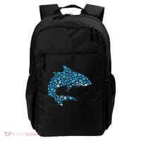 Dot Art Shark Polka Dots Women Backpack thumb 0