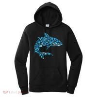 Dot Art Shark Polka Dots Women Women's Hoodie thumb 0