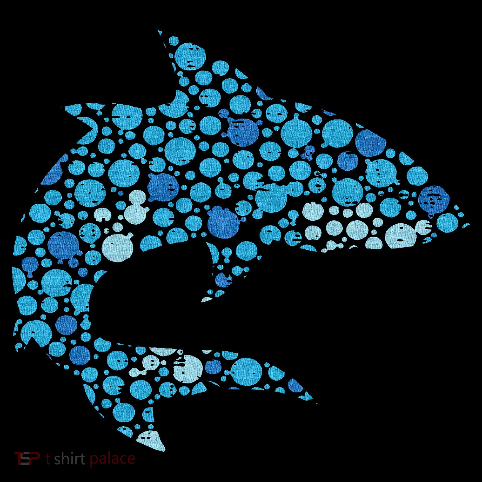 Dot Art Shark Polka Dots Women Mousepad