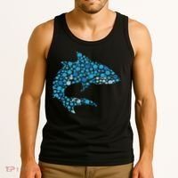Dot Art Shark Polka Dots Women Tank Top thumb 3