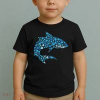 Dot Art Shark Polka Dots Women Toddler T-Shirt thumb 2