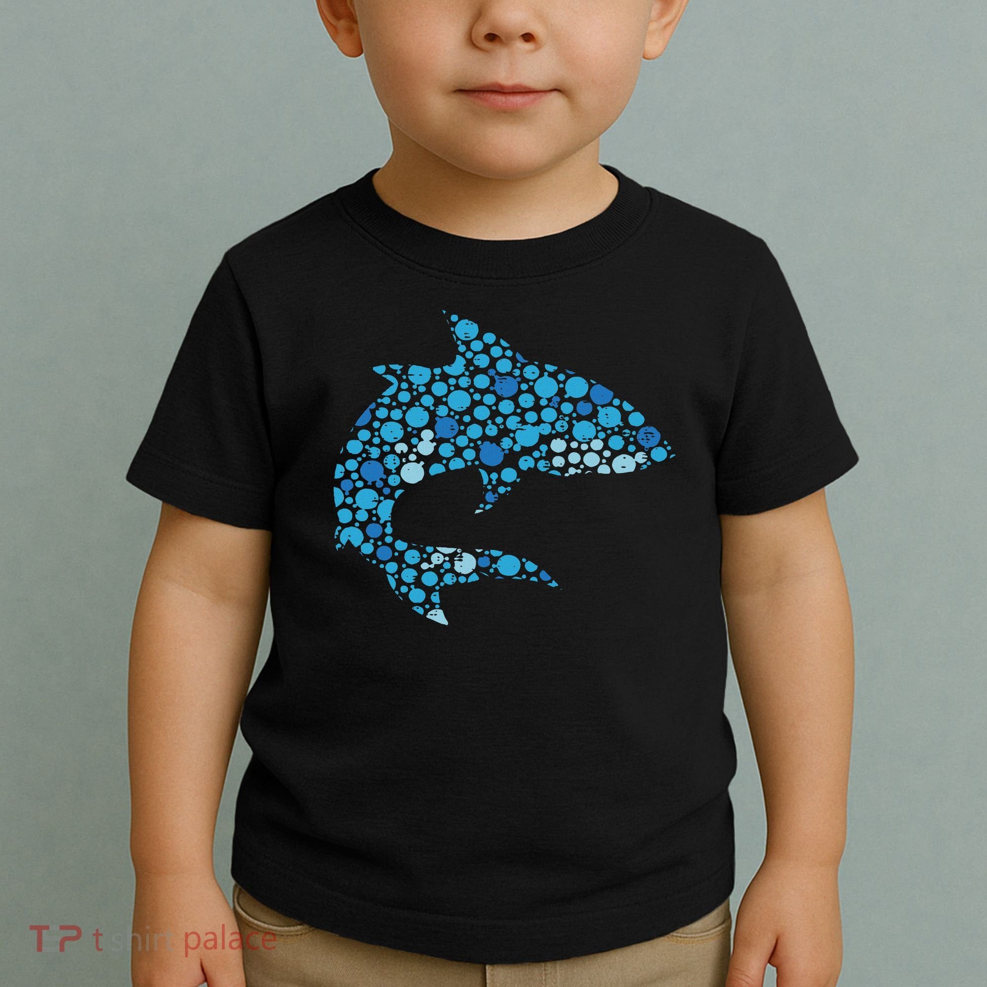Dot Art Shark Polka Dots Women Toddler T-Shirt